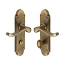 Heritage Brass Savoy Door Handle on Plate