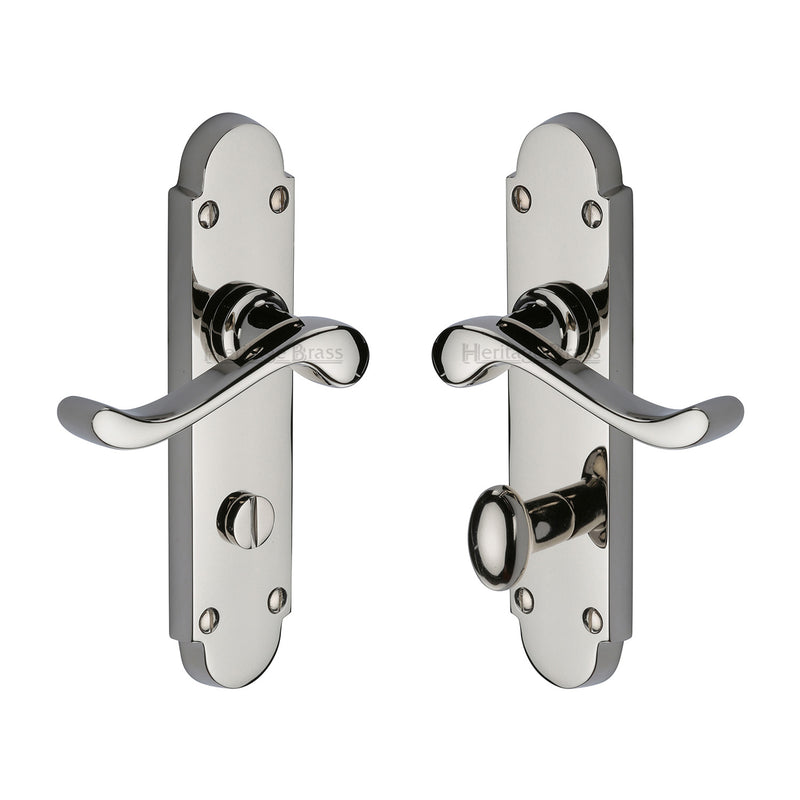 Heritage Brass Savoy Door Handle on Plate