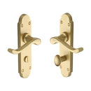 Heritage Brass Savoy Door Handle on Plate