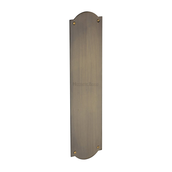 Heritage Brass Shaped Fingerplate