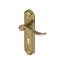 Heritage Brass Sandown Door Handle on Plate