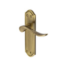 Heritage Brass Sandown Door Handle on Plate