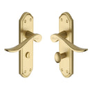 Heritage Brass Sandown Door Handle on Plate