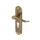 Heritage Brass Sandown Door Handle on Plate