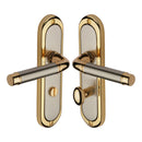 Heritage Brass Saturn Door Handle on Plate