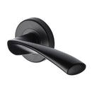 Sorrento Treviso Door Handle on Round Rose