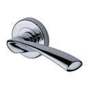 Sorrento Treviso Door Handle on Round Rose