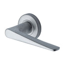 Sorrento Amalfi Door Handle on Round Rose
