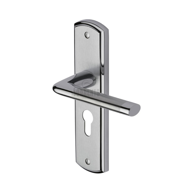 Sorrento Lena Door Handle on Plate