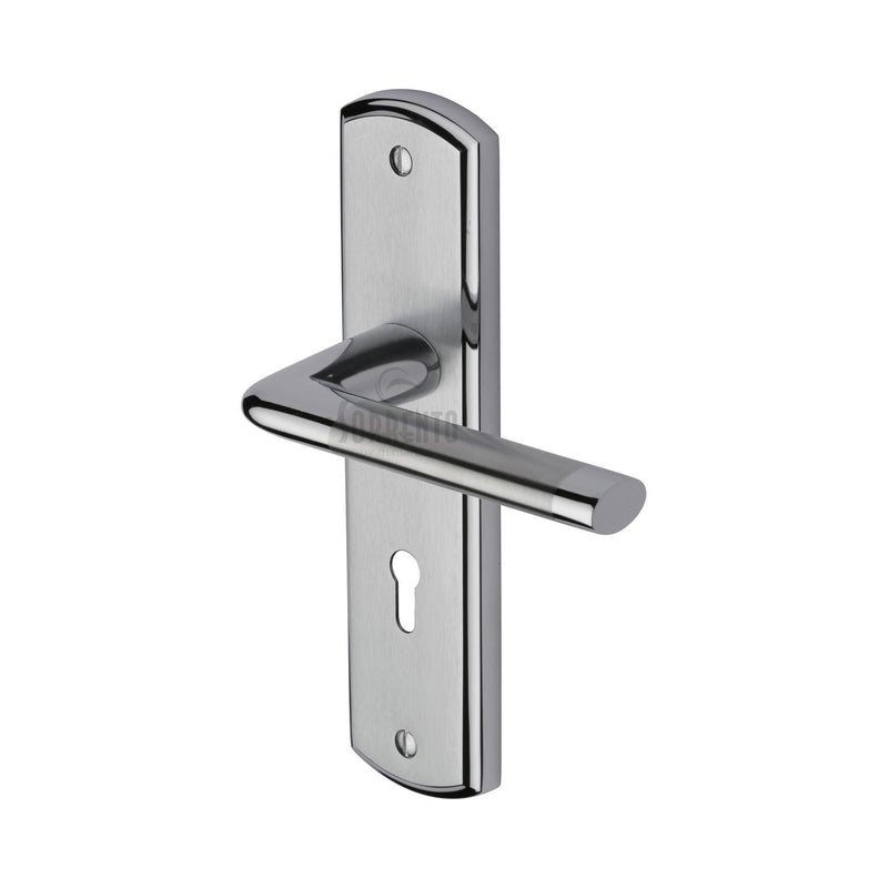 Sorrento Lena Door Handle on Plate