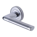 Sorrento Lena Door Handle on Round Rose