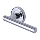 Sorrento Shuttle Door Handle on Round Rose