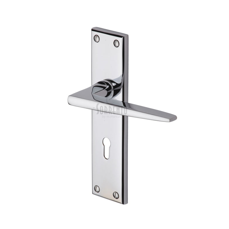 Sorrento Swift Door Handle on Plate