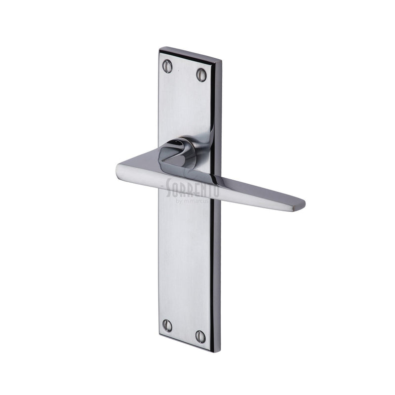 Sorrento Swift Door Handle on Plate