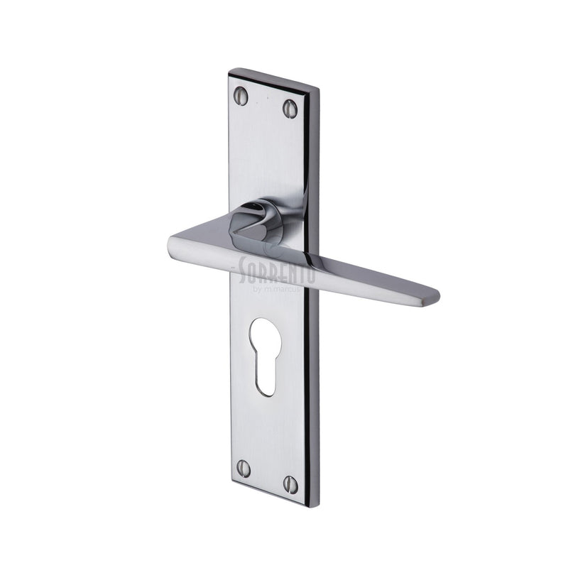 Sorrento Swift Door Handle on Plate