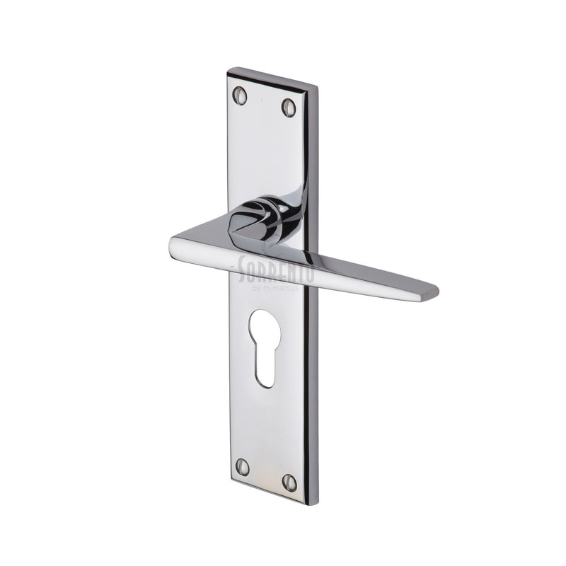 Sorrento Swift Door Handle on Plate