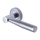 Sorrento Roda Door Handle on Round Rose