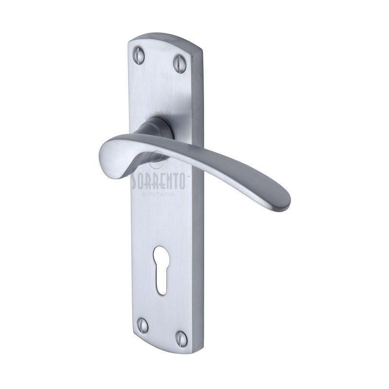 Sorrento Luca Door Handle on Plate