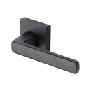 Sorrento Axis Door Handle on Square Rose