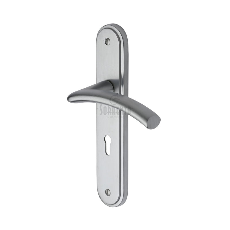 Sorrento Tosca Door Handle on Plate