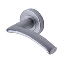 Sorrento Tosca Door Handle on Round Rose
