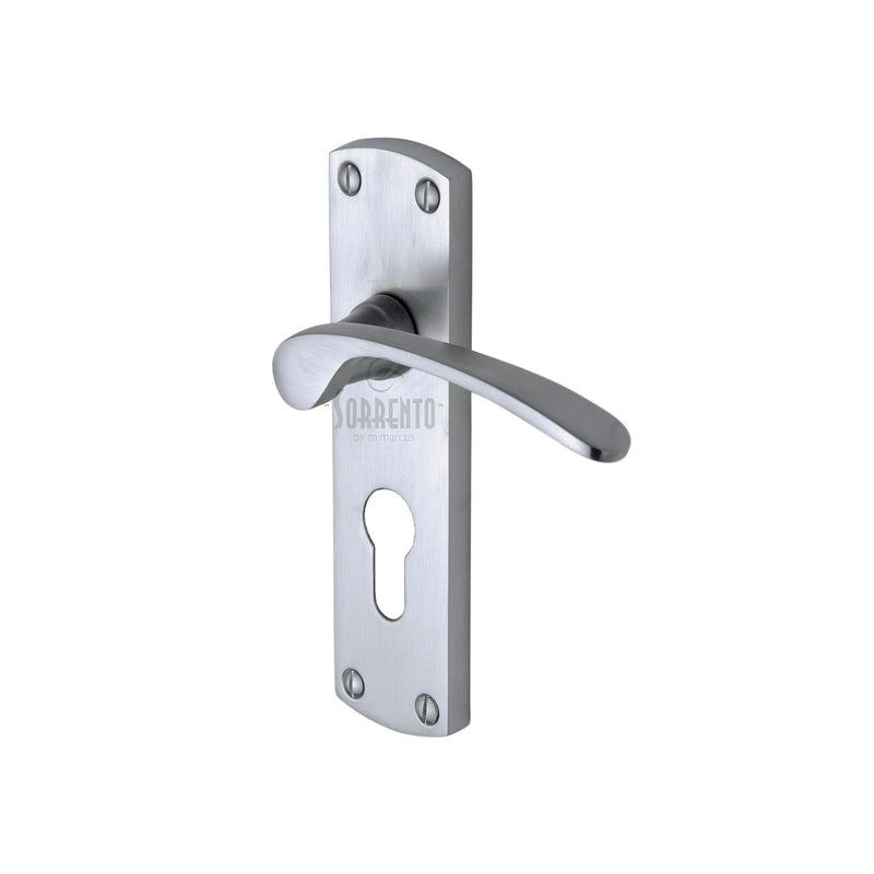 Sorrento Luca Door Handle on Plate