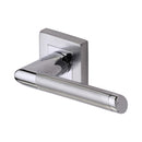 Sorrento Mercury Sq Door Handle on Square Rose