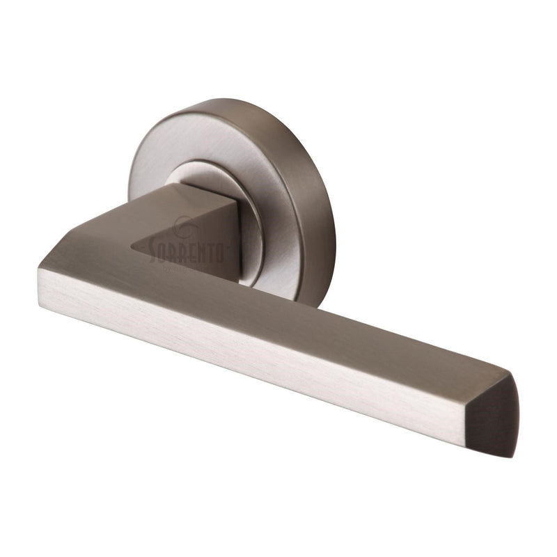 Sorrento Deda Door Handle on Round Rose