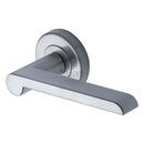 Sorrento Lugano Door Handle on Round Rose