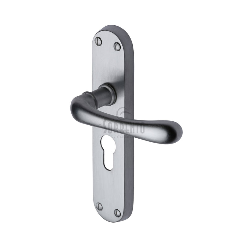 Sorrento Donna Door Handle on Plate