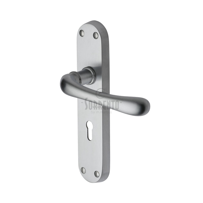 Sorrento Donna Door Handle on Plate
