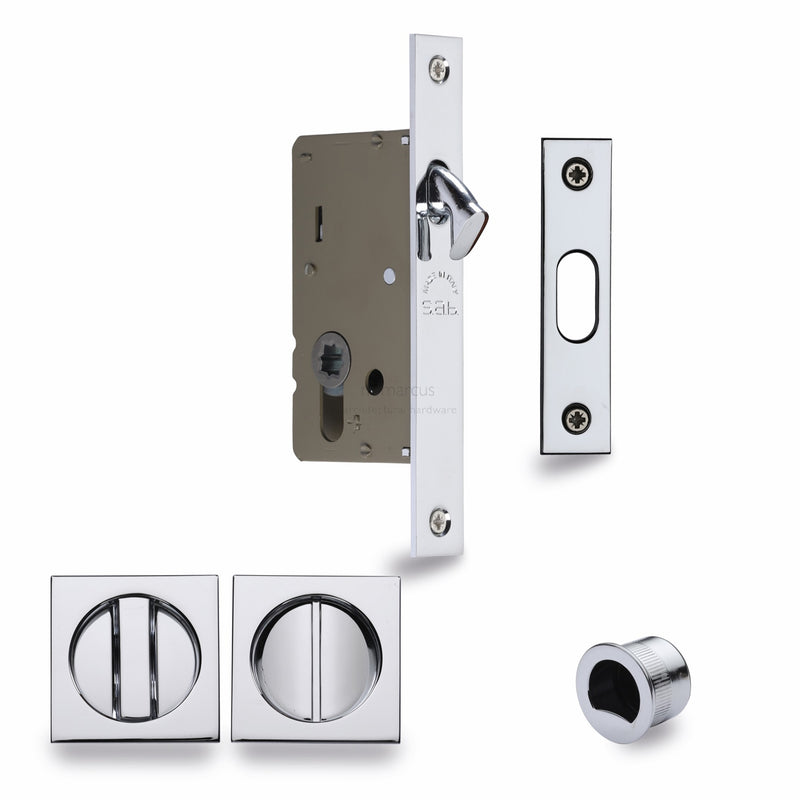 M.Marcus Sliding Lock with Square Privacy Turns