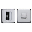 Heritage Brass Square Bathroom Turn & Release - SQ4035