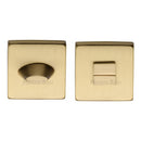 Heritage Brass Square Bathroom Turn & Release - SQ4043