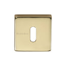 Heritage Brass Standard Key Escutcheon Square - SQ5002