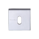 Heritage Brass Standard Key Escutcheon Square - SQ5002