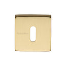 Heritage Brass Standard Key Escutcheon Square - SQ5002