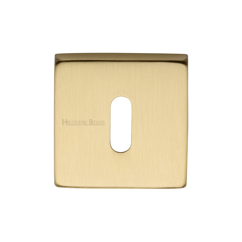 Heritage Brass Standard Key Escutcheon Square - SQ5002