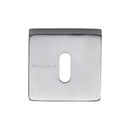 Heritage Brass Standard Key Escutcheon Square - SQ5002