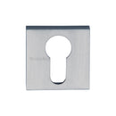 Heritage Brass Euro Profile Cylinder Escutcheon Square - SQ5004