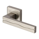 Heritage Brass Amazon Sq Door Handle on Square Rose