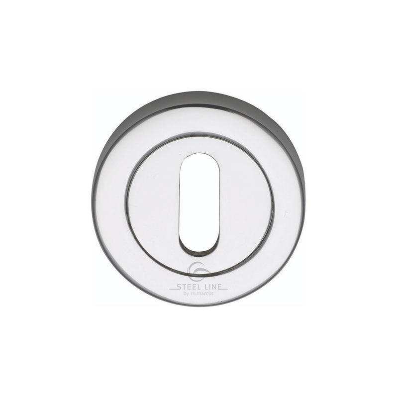 Steel Line Standard Key Escutcheon Round