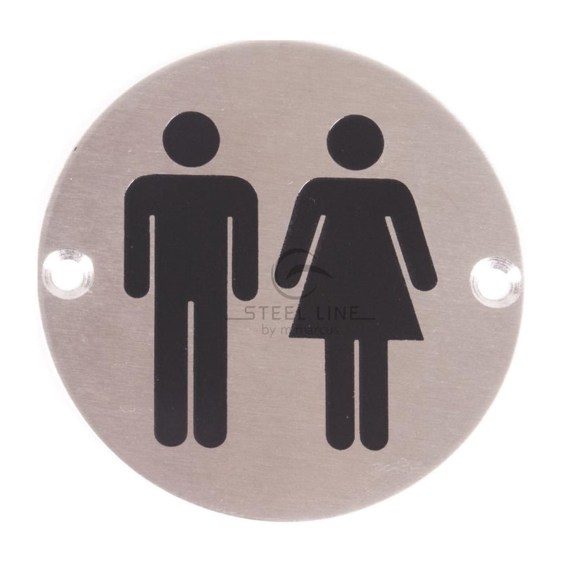 Steel Line Unisex Symbol Sign