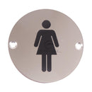 Steel Line Female Symbol Sign