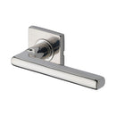 Steel Line Apollo Door Handle on Square Rose