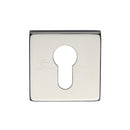 Steel Line Square Euro Escutcheon