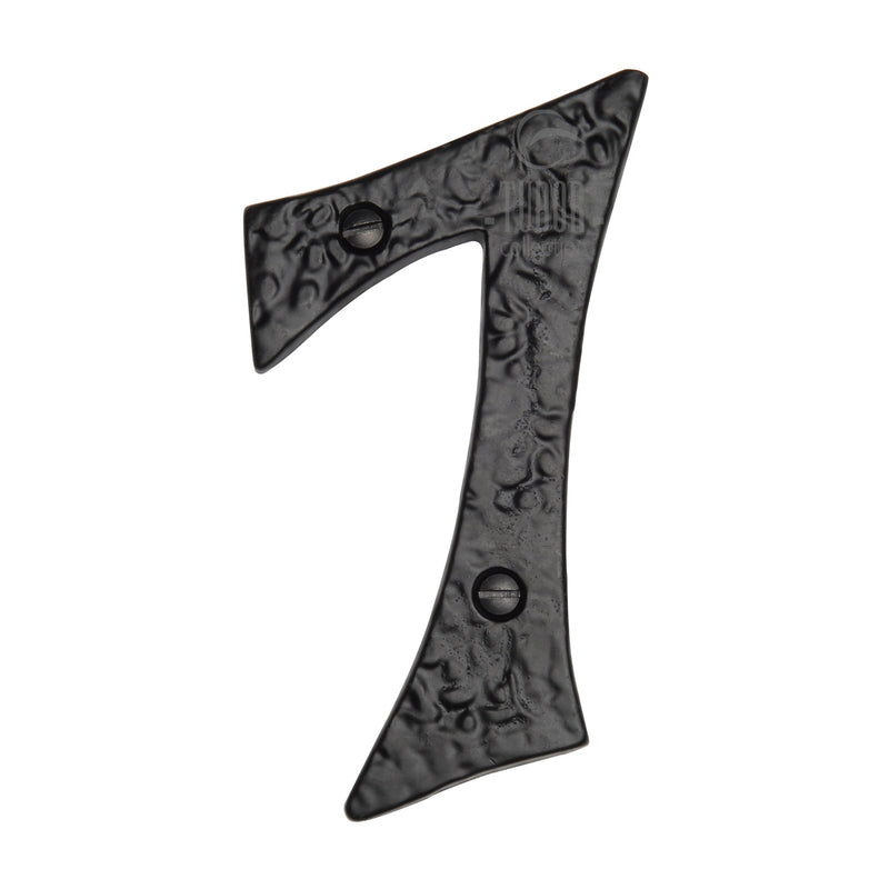 Tudor Black Iron Numeral 7
