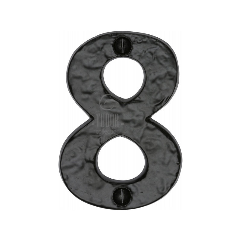Tudor Black Iron Numeral 8