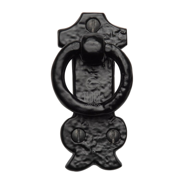 Tudor Cabinet Ring Pull on Plate