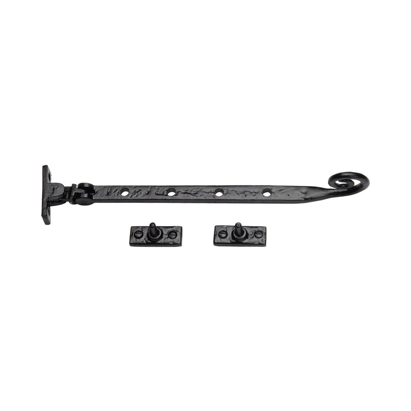 Tudor Casement Window Stay  Monkey Tail Pattern
